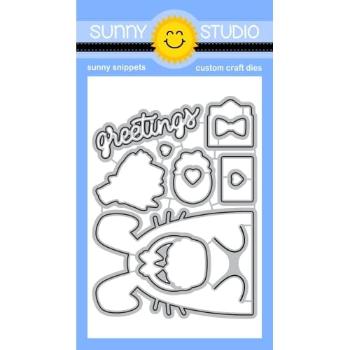 Sunny Studio Stamps Big Bunny 12-Piece Metal Cutting Die Set SSDIE-359