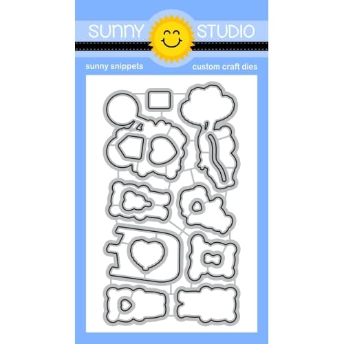 Sunny Studio Stamps Bighearted Bears Metal Cutting Die Set SSDIE-357
