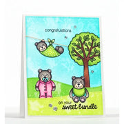 Sunny Studio Stamps Baby Bear Three Bears Card