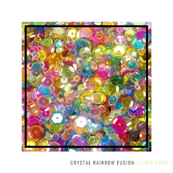 Studio Katia Crystal Rainbow Fusion Sequins Mix