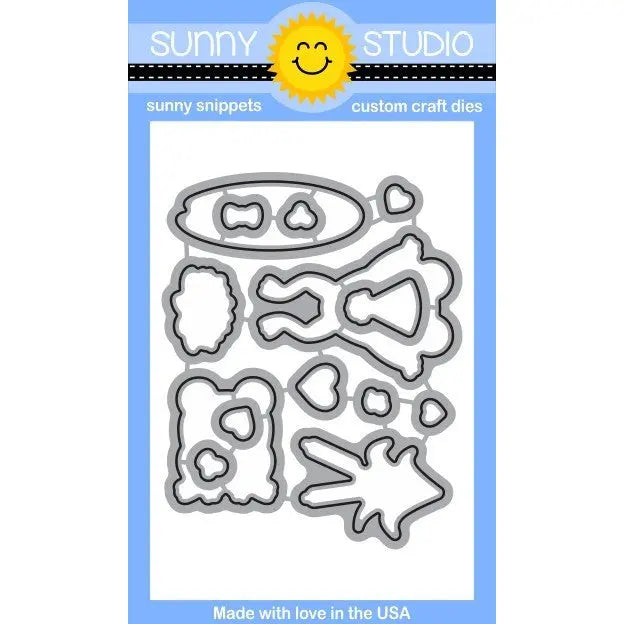 Sunny Studio Stamps Froggy Friends Die Set