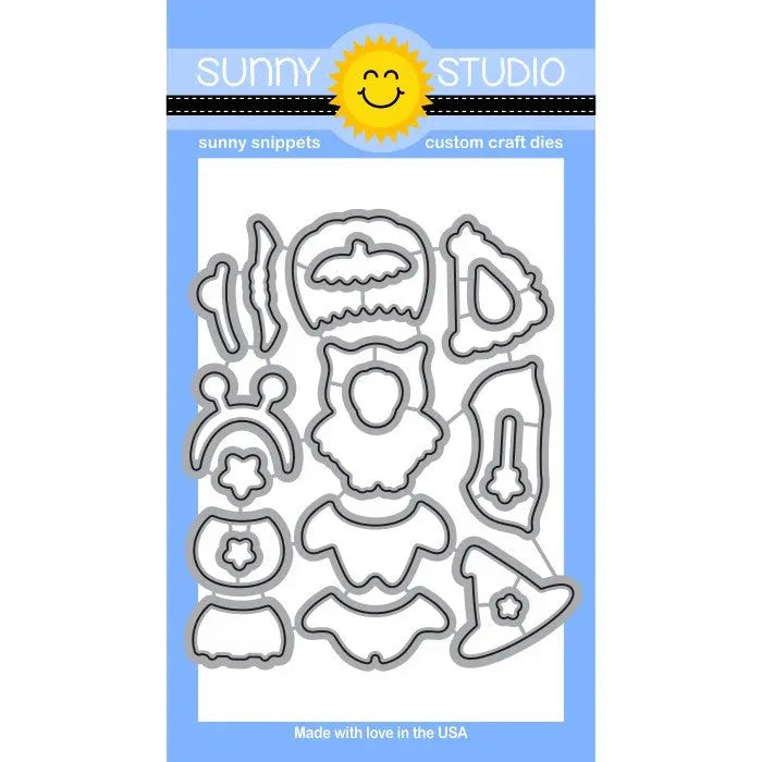 Sunny Studio Stamps Happy Owl-o-ween Halloween Die Set