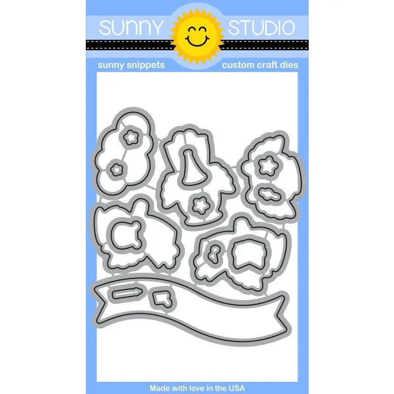 Sunny Studio Stamps Little Angels Coordinating Metal Cutting Dies - Retired