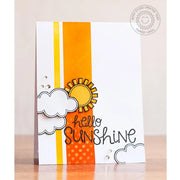 Sunny Studio Stamps Sunny Sentiments Hello Sunshine Card