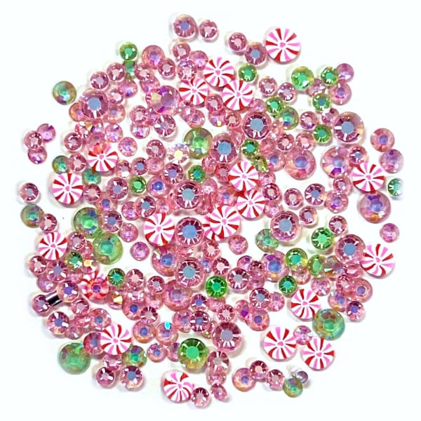 Buttons Galore Winter Frostings Sparkletz Confetti, Crystals & Jewels Embellishment Mix for Christmas Holiday Shaker Cards