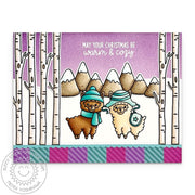 Alpaca Holiday Stamps
