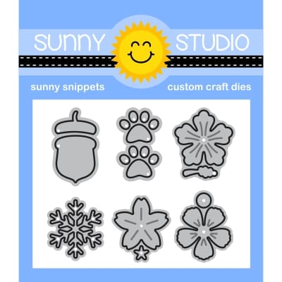 Sunny Studio Snippets 6-piece Basic Mini Shape 5 Metal Cutting Craft Dies Set