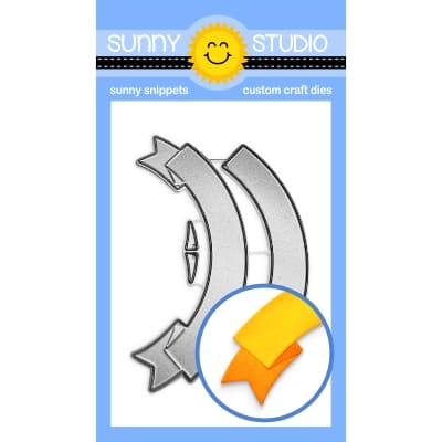 Sunny Studio Stamps Brilliant Banner 4 Layering Metal Cutting Craft Die