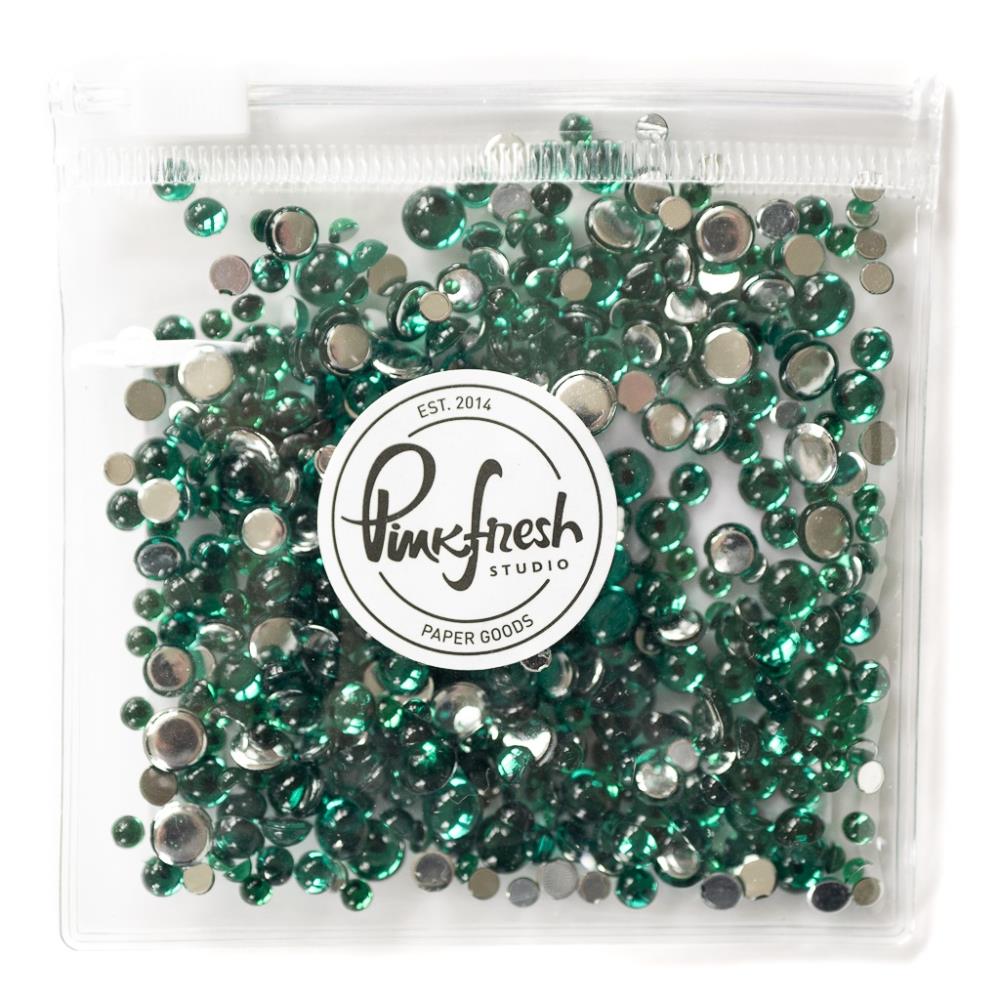 Shop Sunny Studio Stamps: PinkFresh Studio Clear Drops Emerald City Embellishment Mix for Cards, Scrapbooking & Paper Crafts