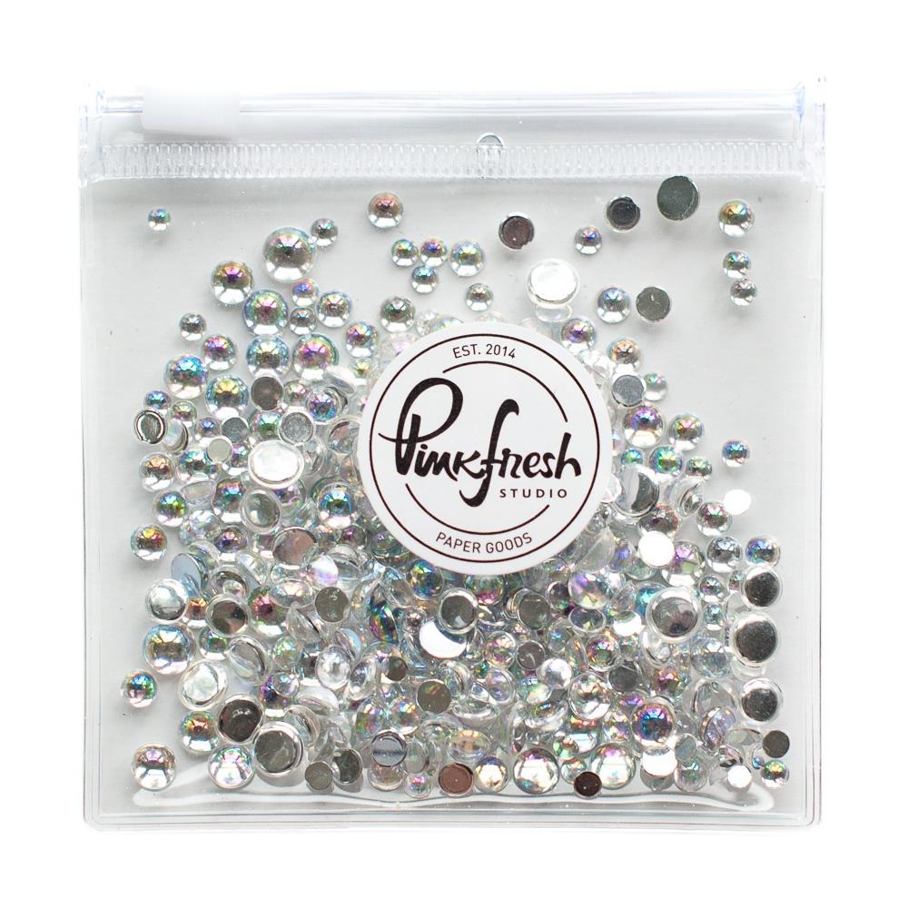 Shop PinkFresh Studio Clear Drops: Iridescent Embellishment Mix