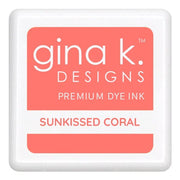 Gina K. Ink Cube-Sunkissed Coral 1" Mini Premium Dye Ink