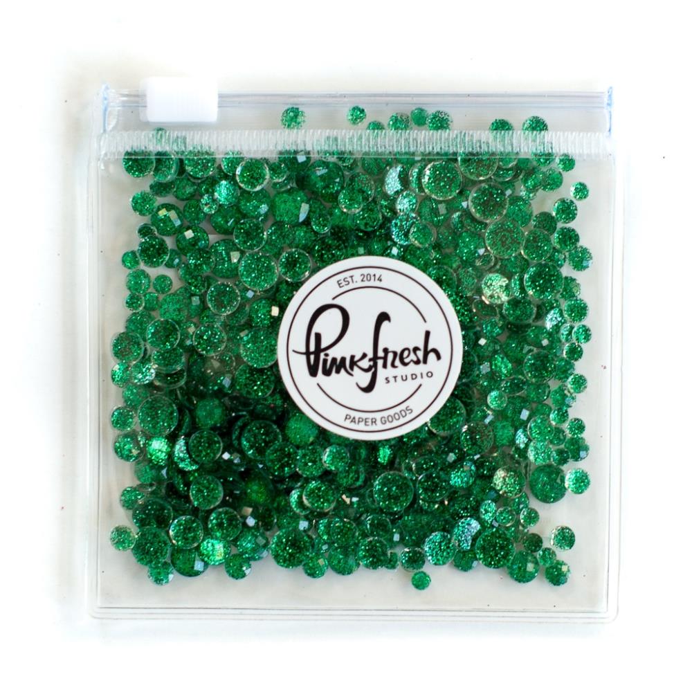 Shop Sunny Studio Stamps: PinkFresh Studio Glitter Drops Jade Embellishment Mix for Cardmaking, Scrapbooking & Paper Crafts