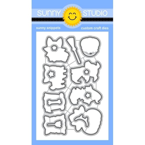 Sunny Studio Stamps Happy Howl-o-ween Halloween Metal Cutting Craft Dies