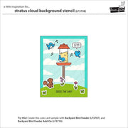 LF3738_Lawn Fawn Stratus Cloud Background Stencil Card Example