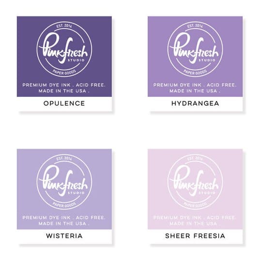 Shop Sunny Studio Stamps: PinkFresh Studio 4-pack Mini Premium Dye Ink Cubes-Napa Valley PFDIC018