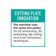 Gina K. Designs Intri-Cut Die-Cutting Machine with Innovation: Use the Same 2 plates for all projects!