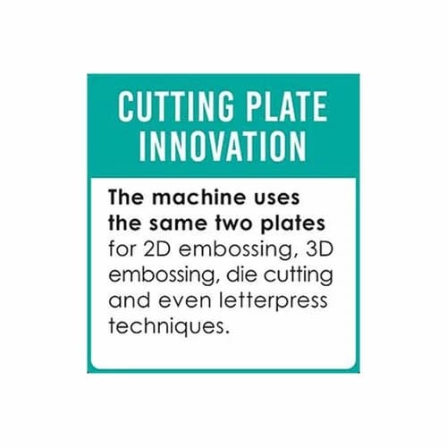 Gina K. Designs Intri-Cut Die-Cutting Machine with Innovation: Use the Same 2 plates for all projects!