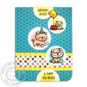 Sunny Studio Stamps Puppy Parents Dog Birthday Card (using Devoted Doggies stamp set)