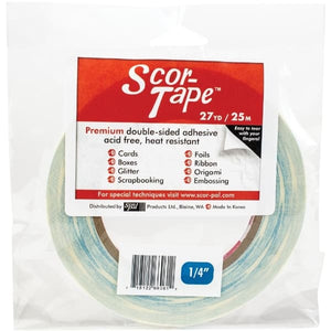 Scor-Pal Scor-Tape 6 x 6 Double-Sided Adhesive Sheets - Sweet 'n Sassy  Stamps, LLC