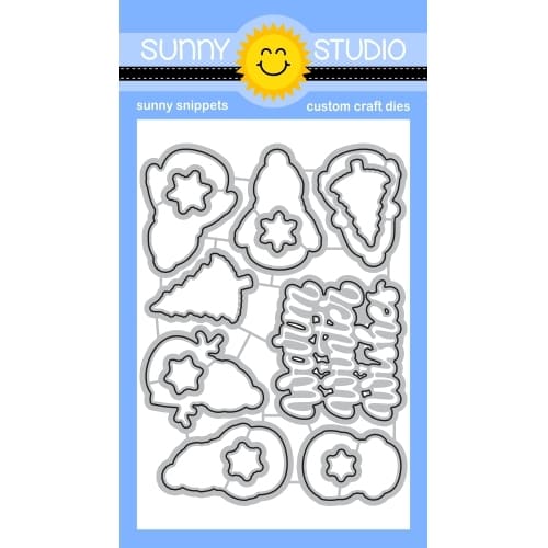 Sunny Studio Stamps Snowmen in Sweaters 14-Piece Metal Cutting Craft Dies