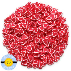 Sunny Studio Stamps Red Snowflake Confetti Sprinkles Embellishment