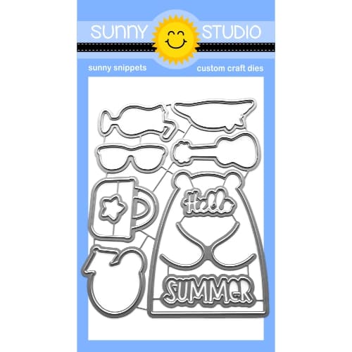Sunny Studio Stamps Craft Metal Cutting Big Panda Dies SSDIE-368