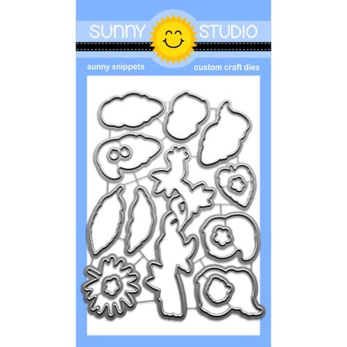 Sunny Studio Stamps Craft Metal Cutting Tropical Birds Dies SSDIE-371