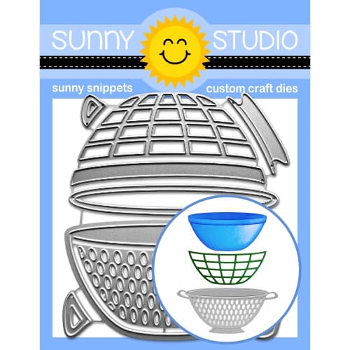 Sunny Studio Stamps Build-A-Bowl Metal Cutting Craft  Dies to create bowl, colander, and fruit basket