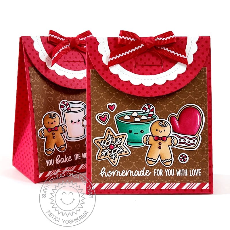 Sunny Studio Stamps Sweet Treat Bag Dies Metal Cutting Set