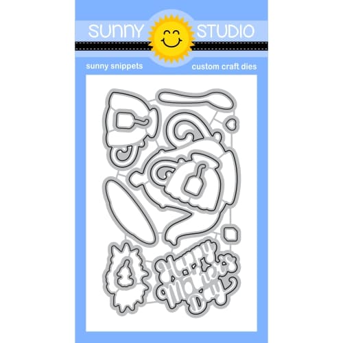 Sunny Studio Stamps Afternoon Tea Metal Cutting Craft Dies 11-Piece Metal Craft Set SSDIE-423