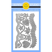Sunny Studio Stamps Jungle Vines Tropical Leaves Metal Cutting Dies For Handmade Cards, Stamping & Crafts