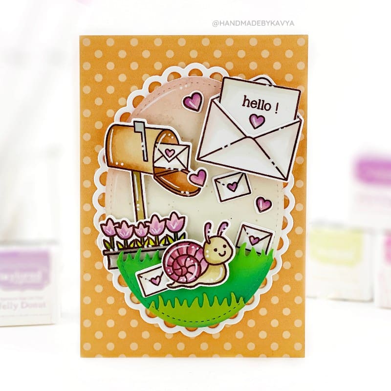 Sunny Studio 2x3 Clear Photopolymer Snail Mail Stamps - Sunny