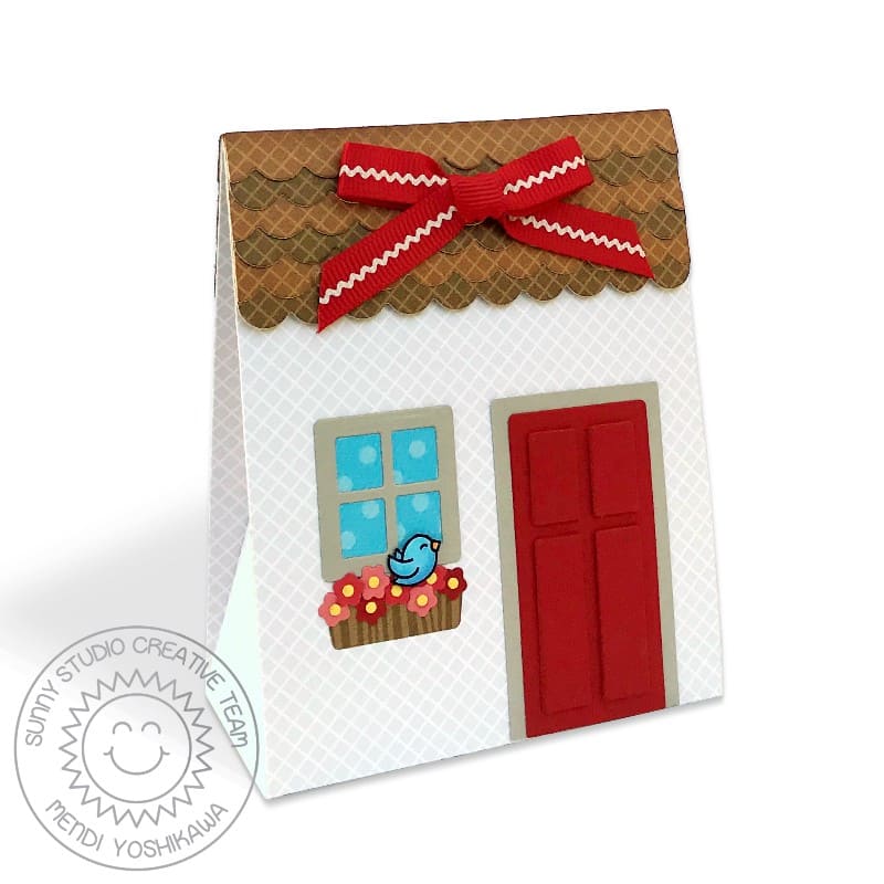Sunny Studio Stamps Everyday House Sweet Treats Handmade Gift Bag with magnetic closure (using Metal Cutting Dies)