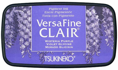 Shop Sunny Studio Stamps: Tsukineko Versafine Clair Wisteria Purple Fast-Drying Pigment Ink Pad