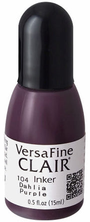 Shop Sunny Studio Stamps: Tsukineko Versafine Clair Dahlia Purple Pigment Re-Inker Ink Refill