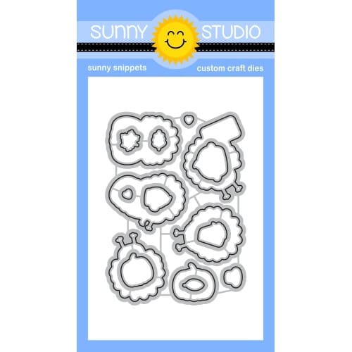 Sunny Studio Stamps Turkey Day Thanksgiving Metal Cutting Dies Set SSDIE-342