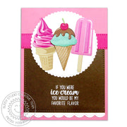 Sunny Studio Stamps Perfect Popsicles & Two Scoops You Are My Favorite Flavor Card