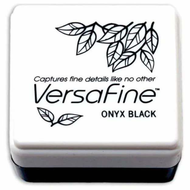 Sunny Studio Stamps: Shop Tsukineko Versafine Onyx Black Pigment Small Ink Pad Cube