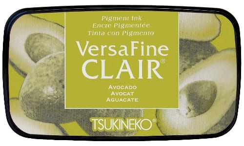 Shop Sunny Studio Stamps: Tsukineko VersaFine Clair Avocado Fast-Drying Pigment Ink Full Size Stamp Pad