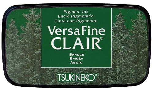 Shop Sunny Studio Stamps: Tsukineko VersaFine Clair Spruce Fast-Drying Pigment Ink Full Size Stamp Pad