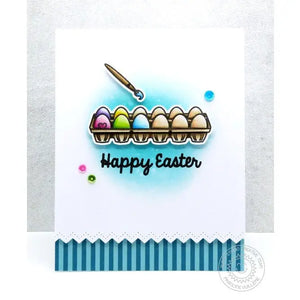 Sunny Studio Stamps A Good Egg Painting Easter Eggs With Carton Card