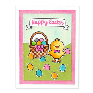 Sunny Studio Stamps A Good Egg Chick With Easter Egg Hunt Card