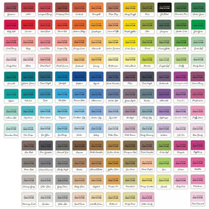 Altenew Crisp Dye Inks Mini Ink Cube Color Swatch Chart