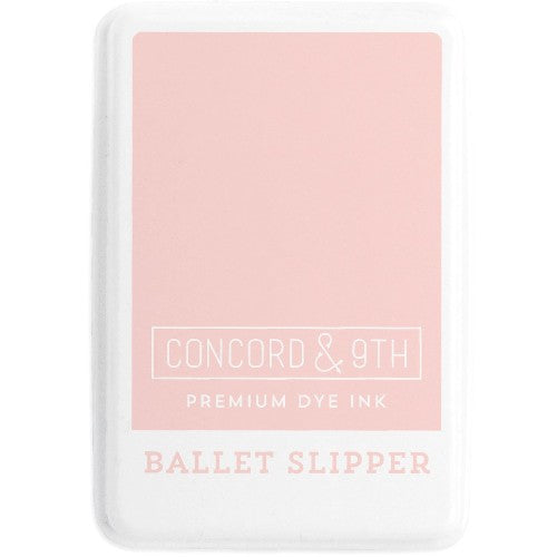 Concord & 9th Ballet Slipper Full Size Premium Dye Ink Pad for Stamping