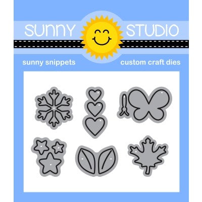 Sunny Studio Crepe Paper Streamers Snippets Die SSDIE-341