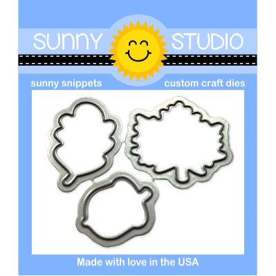 Sunny Studio Stamps Beautiful Autumn Low Profile Metal Cutting Dies