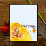 Sunny Studio Stamps Beautiful Autumn Watercolor Fall Card by Vanessa Menhorn