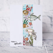 Sunny Studio Stamps Best Fishes Make A Splash Under The Sea Window Card