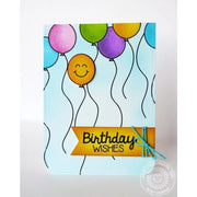 Sunny Studio Stamps Birthday Smiles Balloon Card