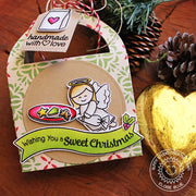 Sunny Studio Stamps Blissful Baking Sweet Christmas Angel Gift Box